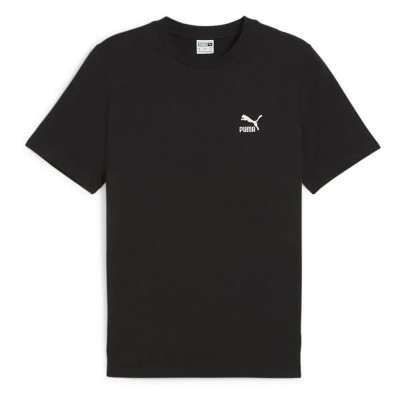 тениска,мъжки,тениски,puma,classics,small,logo,short,sleeve,t,shirt,black,(black)
