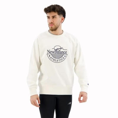 блуза,мъжки,пуловери,new,balance,athletics,graphic,sweatshirt,white
