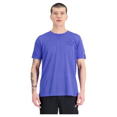 тениска,мъжки,тениски,new,balance,graphic,impact,run,short,sleeve,t,shirt,blue,(marine,blue,heather)
