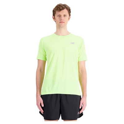 тениска,мъжки,тениски,new,balance,impact,run,short,sleeve,t,shirt,green