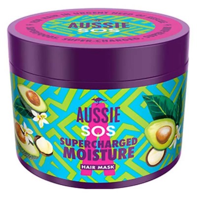 хигиена,коса,aussie,mask,sos,450ml,3,mm,multicolor,(purple)