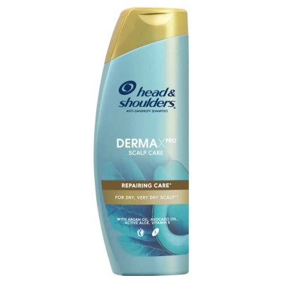 хигиена,коса,h&s,derma,x,repair,shampoo,300ml,golden,(multicolor)