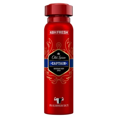 хигиена,тяло,old,spice,deodorant,spray,captain,150ml,red,(multicolor)