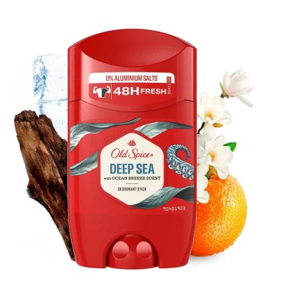 хигиена,тяло,old,spice,stick,deep,deodorant,sea,50ml,clear,(multicolor)