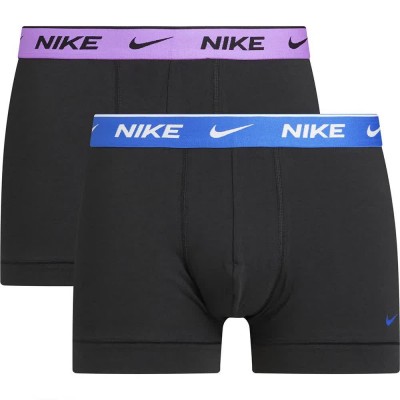 боксерки,мъжко,бельо,nike,eday,trunk,boxers,2,units,black,hyper,royal,wb,fuchsia,dream,(black)