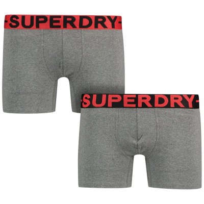 боксерки,мъжко,бельо,superdry,boxers,2,units,noos,grey,marl,(grey)