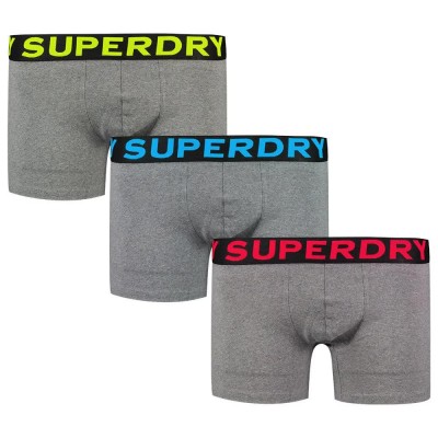 боксерки,мъжко,бельо,superdry,boxers,3,units,noos,grey,marl,(grey)
