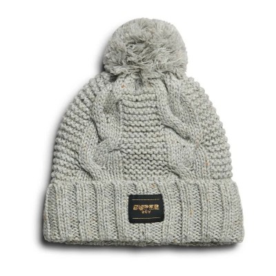 шапка,всички,шапки,superdry,cable,beanie,ice,grey,fleck,(grey)