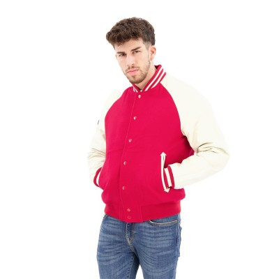 яке,мъжки,якета,superdry,college,varsity,bomber,jacket,red
