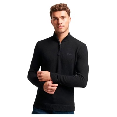 тениска,мъжки,тениски,superdry,essential,embroidered,henley,long,sleeve,t,shirt,black,(black)