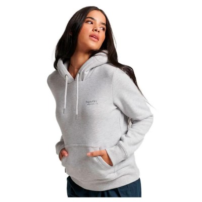 суичър,дамски,блузи,superdry,essential,logo,hoodie,glacier,grey,marl,(grey)