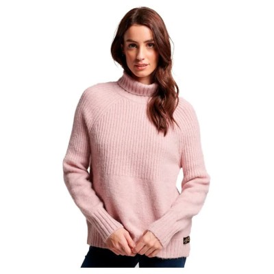 блуза,дамски,пуловери,дамски,плетени,дрехи,superdry,essential,rib,sweater,pale,rose,(pink)
