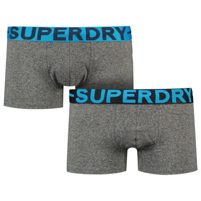 боксерки,мъжко,бельо,superdry,trunk,boxers,2,units,grey,(karst,black,mega,grit)