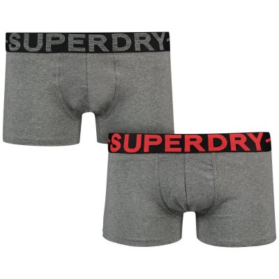 боксерки,мъжко,бельо,superdry,trunk,boxers,2,units,noos,grey,marl,(grey)