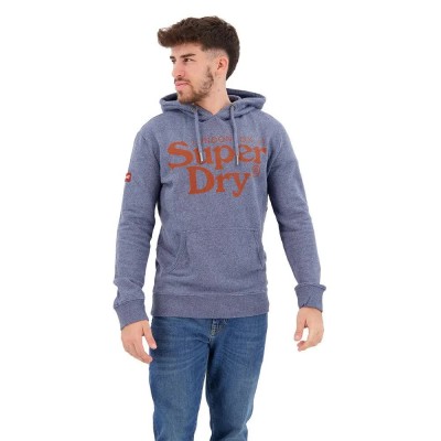 суичър,мъжки,пуловери,superdry,venue,classic,logo,hoodie,stream,liner,blue,grindle,(blue)