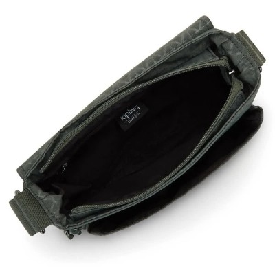 чанти,за,през,рамо,kipling,loreen,m,crossbody,sign,green,embosse,(green)