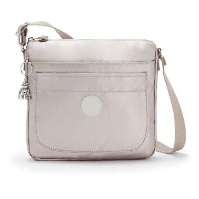 чанти,за,през,рамо,kipling,sebastian,crossbody,beige,(metallic,glow)