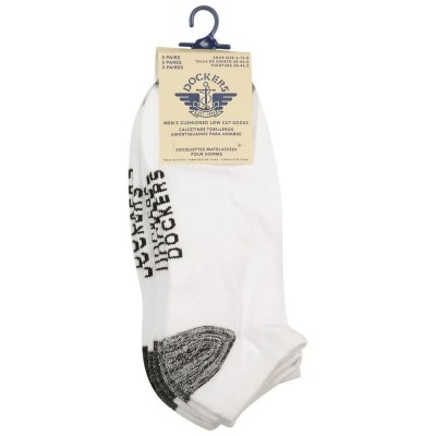 чорапи,мъжки,чорапи,dockers,basic,short,socks,3,units,twin,lucent,white,(white)