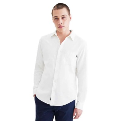 риза,с,дълъг,ръкав,мъжки,ризи,dockers,slim,orginal,long,sleeve,shirt,white,(undyed,linen)