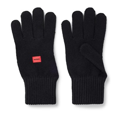 ръкавици,ръкавици,шапки,и,шалове,hugo,waff,3,gloves,black,(black)