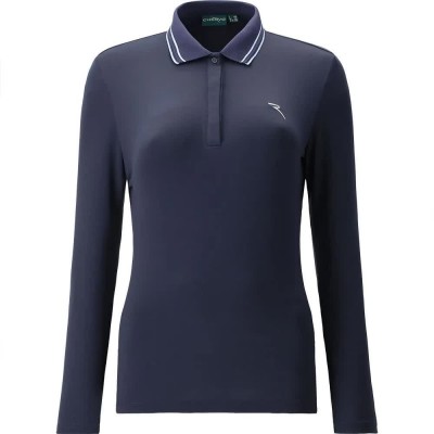дамски,блузи,с,яка,chervo,antichita,woman,long,sleeve,polo,timeless,navy,(blue)
