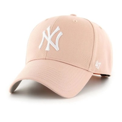 шапка,всички,шапки,47,mlb,new,york,yankees,raised,basic,mvp,cap,dusty,mauve,(beige)