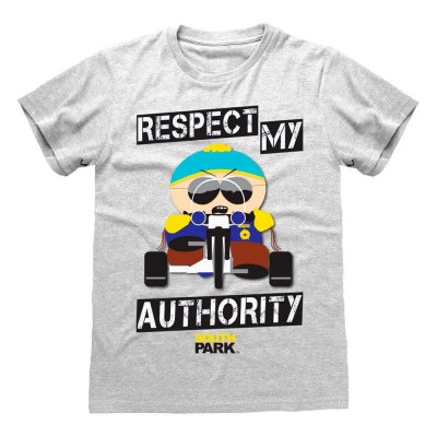 тениска,мъжки,тениски,heroes,official,south,park,respect,my,authority,short,sleeve,t,shirt,heather,grey,(grey)