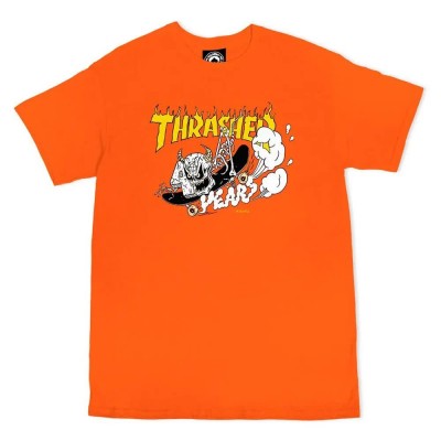 тениска,мъжки,тениски,thrasher,40,years,neckface,short,sleeve,t,shirt,orange,(orange)