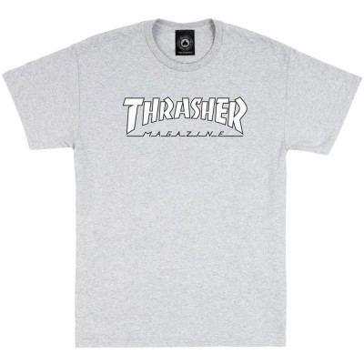 тениска,мъжки,тениски,thrasher,outlined,short,sleeve,t,shirt,grey,(grey,white)