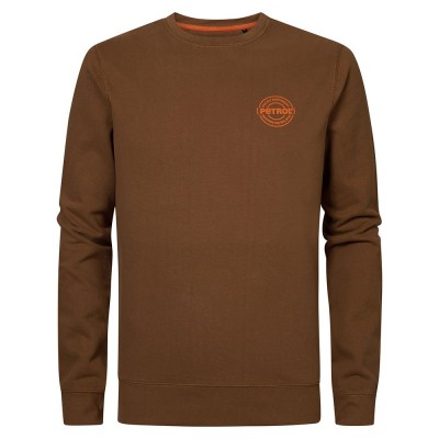блуза,мъжки,пуловери,petrol,industries,133,sweatshirt,brown