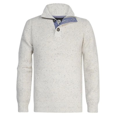 блуза,мъжки,пуловери,petrol,industries,226,sweater,antique,white,melee,(white)