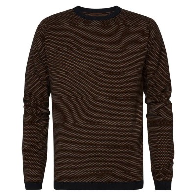 блуза,мъжки,пуловери,petrol,industries,238,sweater,brown
