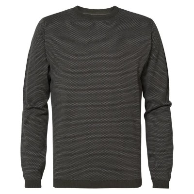 блуза,мъжки,пуловери,petrol,industries,238,sweater,grey,(hunter,green)