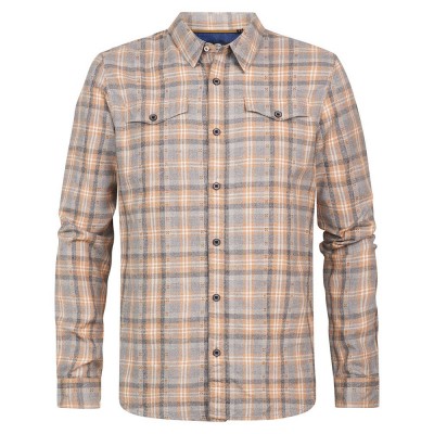 риза,с,дълъг,ръкав,мъжки,ризи,petrol,industries,401,long,sleeve,shirt,brown
