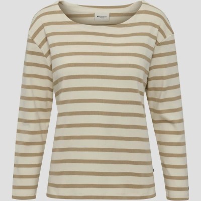 тениска,дамски,тениски,redgreen,claudia,long,sleeve,t,shirt,beige,(mid,sand,stripe)