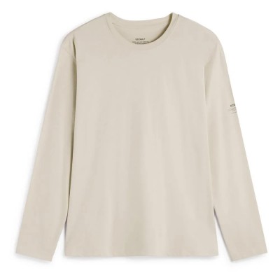 тениска,дамски,тениски,ecoalf,randersalf,long,sleeve,t,shirt,beige,(creamy,white)