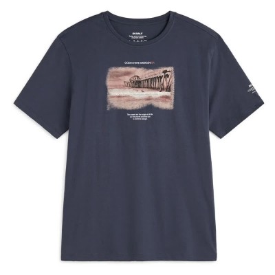 тениска,мъжки,тениски,ecoalf,tximalf,short,sleeve,t,shirt,navy,(brown)