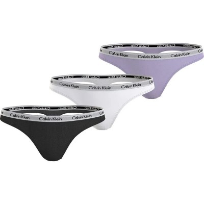 дамско,бельо,дамски,бикини,и,танкини,calvin,klein,000qd3587e,thong,3,units,multicolor