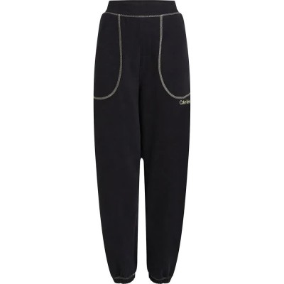 анцуг,дамски,панталони,calvin,klein,000qs7016e,sweat,pants,black,(black,sunny,lime)