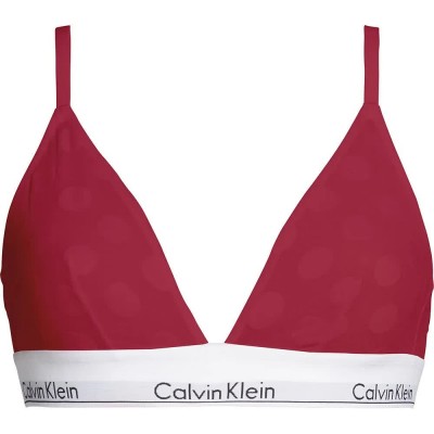 дамско,бельо,дамски,бикини,и,танкини,calvin,klein,unlined,triangle,bra,red,(rouge)