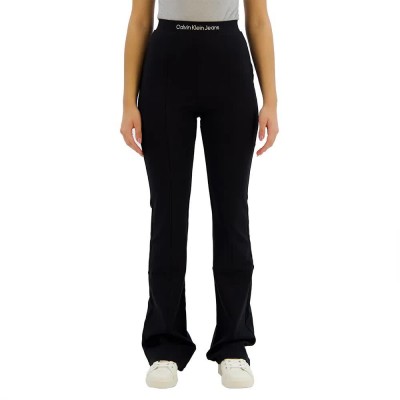 дънки,дамски,клинове,дамски,чорапогащи,и,клинове,calvin,klein,jeans,logo,elastic,milano,leggings,black