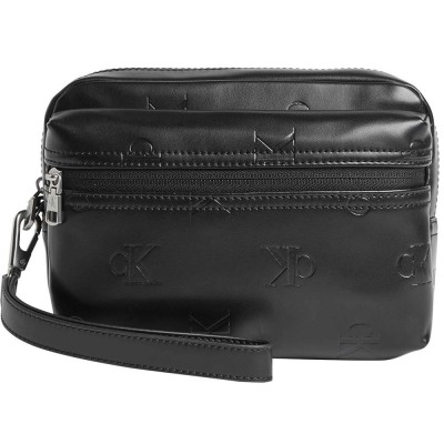 портфейли,и,портмонета,calvin,klein,jeans,monogram,soft,aop,pouch,wallet,black