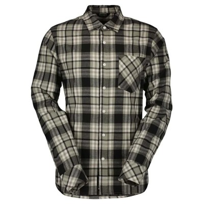 риза,с,дълъг,ръкав,дамски,ризи,мъжки,ризи,scott,flannel,long,sleeve,shirt,grey,(dust,grey,black)