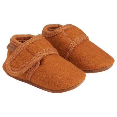 бебешки,пантофи,детски,сандали,и,чехли,enfant,baby,wool,slippers,leather,brown,(brown)