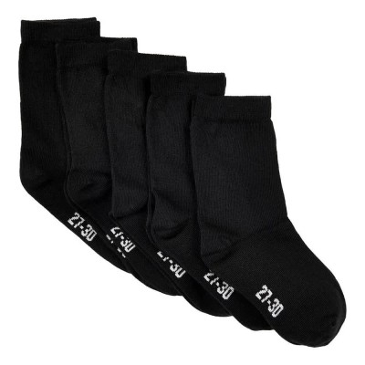чорапи,мъжки,чорапи,дамски,чорапи,minymo,ankle,solid,socks,5,pairs,black,(black)