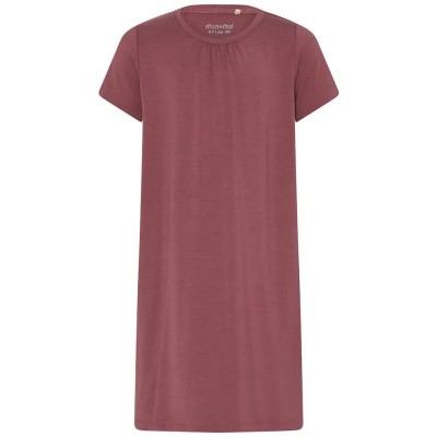 рокля,дамски,поли,и,рокли,minymo,short,sleeve,dress,pink,(rose,brown)