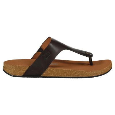 сандали,мъжки,сандали,fitflop,iqushion,leather,toe,post,sandals,brown