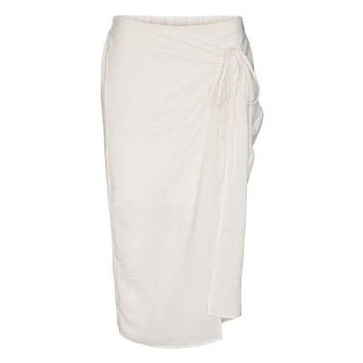 пола,дамски,поли,и,рокли,vero,moda,chris,calf,wrap,petite,high,waist,long,skirt,white,(birch)
