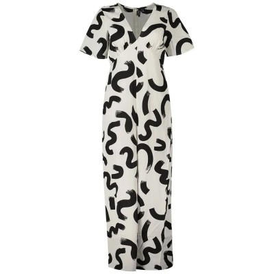 гащеризон,дамски,гащеризони,vero,moda,lucia,short,sleeve,jumpsuit,white,(snow,white,aop,lucia)