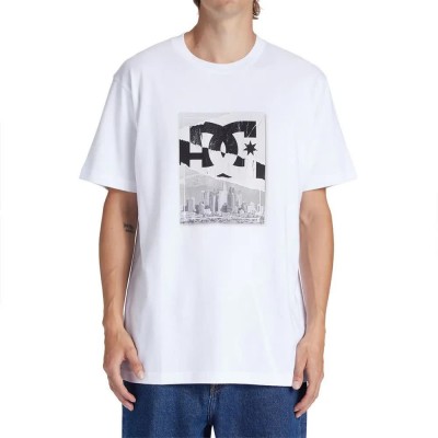 тениска,мъжки,тениски,dc,shoes,notice,short,sleeve,t,shirt,white